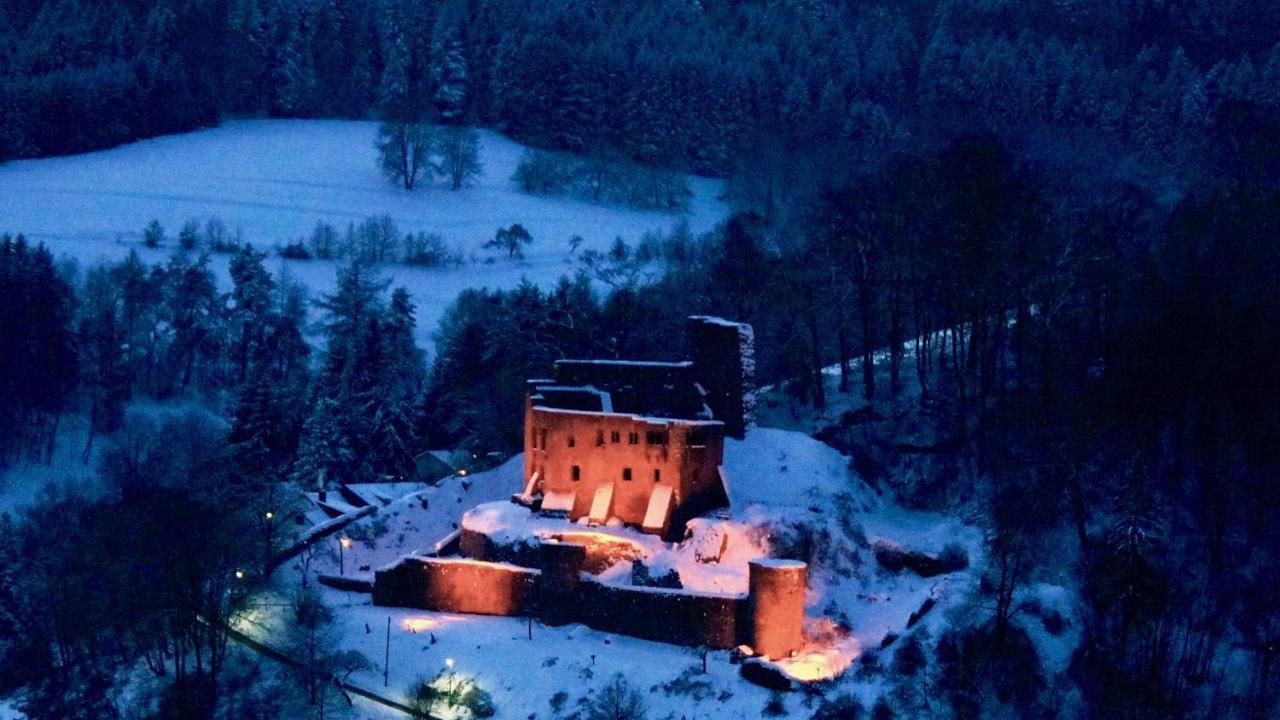 Burg Freienstein Blick 4 Sterne Mit Sauna Gammelsbach Luaran gambar